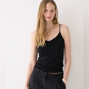 J. Crew Eco dreamiest camisole top in black size small